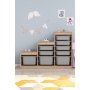 HANAH HOME Višenamenska komoda Swiss Sonomo Grey - slika 1