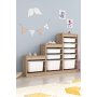 HANAH HOME Višenamenska komoda Swiss Sonomo White - slika 2