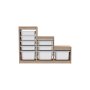 HANAH HOME Višenamenska komoda Swiss Sonomo White - slika 4
