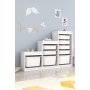 HANAH HOME Višenamenska komoda Swiss White - slika 2