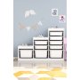 HANAH HOME Višenamenska komoda Swiss White - slika 1