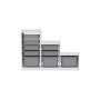 HANAH HOME Višenamenska komoda Swiss White Grey - slika 4