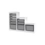 HANAH HOME Višenamenska komoda Swiss White Grey - slika 5