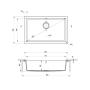 DEANTE Deante Sudopera Corda Undermount 80/MGRA ZQA G10D - slika 2