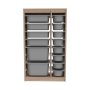 HANAH HOME Višenamenska polica Montana Xs 2D4N8U Sonomo Grey - slika 4