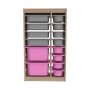 HANAH HOME Višenamenska polica Montana Xs 2D4N8U Sonomo Grey Pink - slika 4