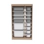 HANAH HOME Višenamenska polica Montana Xs 2D4N8U Sonomo Grey White - slika 4
