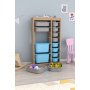 HANAH HOME Višenamenska polica Montana Xs 2D4N8U Sonomo Grey Blue - slika 3
