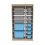 HANAH HOME Višenamenska polica Montana Xs 2D4N8U Sonomo Grey Blue - slika 4
