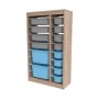 HANAH HOME Višenamenska polica Montana Xs 2D4N8U Sonomo Grey Blue - slika 5