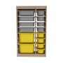 HANAH HOME Višenamenska polica Montana Xs 2D4N8U Sonomo Grey Yellow - slika 4