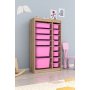 HANAH HOME Višenamenska polica Montana Xs 2D4N8U Sonomo Pink - slika 2