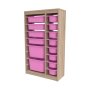 HANAH HOME Višenamenska polica Montana Xs 2D4N8U Sonomo Pink - slika 5