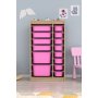 HANAH HOME Višenamenska polica Montana Xs 2D4N8U Sonomo Pink - slika 1
