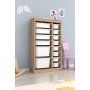 HANAH HOME Višenamenske police Montana Xs 2D4N8U Sonomo White - slika 2