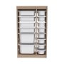 HANAH HOME Višenamenske police Montana Xs 2D4N8U Sonomo White - slika 4