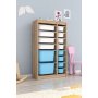 HANAH HOME Višenamenske police Montana Xs 2D4N8U Sonomo White Blue - slika 2