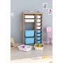 HANAH HOME Višenamenske police Montana Xs 2D4N8U Sonomo White Blue - slika 3