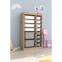HANAH HOME Višenamenske police Montana Xs 2D4N8U Sonomo White Grey - slika 2