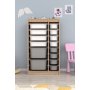 HANAH HOME Višenamenske police Montana Xs 2D4N8U Sonomo White Grey - slika 1