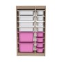 HANAH HOME Višenamenske police Montana Xs 2D4N8U Sonomo White Pink - slika 4