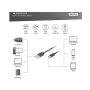 DIGITUS Kabl USB-C na USB-A 1m crni DB-300136-010-S - slika 3