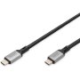 DIGITUS Kabl USB-C na USB-C 4.0 1m crni DB-300443-010-S - slika 1