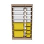 HANAH HOME Višenamenska polica Montana Xs 2D4N8U Sonomo White Yellow - slika 4