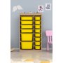 HANAH HOME Višenamenska polica Montana Xs 2D4N8U Sonomo Yellow - slika 1