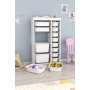 HANAH HOME Višenamenska polica Montana Xs 2D4N8U White - slika 3