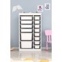 HANAH HOME Višenamenska polica Montana Xs 2D4N8U White - slika 1