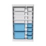 HANAH HOME Višenamenska polica Montana Xs 2D4N8U White Blue - slika 4