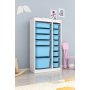 HANAH HOME Višenamenske police Montana Xs 2D4N8U White Blue v2 - slika 2