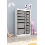 HANAH HOME Višenamenske police Montana Xs 2D4N8U White Grey v2 - slika 2