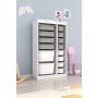 HANAH HOME Višenamenske police Montana Xs 2D4N8U White Grey v3 - slika 2