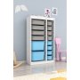 HANAH HOME Višenamenska polica Montana Xs 2D4N8U White Grey Blue - slika 2