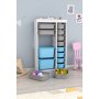 HANAH HOME Višenamenska polica Montana Xs 2D4N8U White Grey Blue - slika 3
