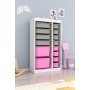HANAH HOME Višenamenske police Montana Xs 2D4N8U White Grey Pink - slika 2