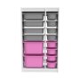 HANAH HOME Višenamenske police Montana Xs 2D4N8U White Grey Pink - slika 4