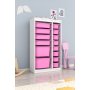 HANAH HOME Višenamenske police Montana Xs 2D4N8U White Pink - slika 2