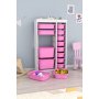HANAH HOME Višenamenske police Montana Xs 2D4N8U White Pink - slika 3