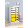 HANAH HOME Višenamenske police Montana Xs 2D4N8U White Yellow - slika 2