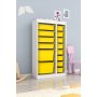 HANAH HOME Višenamenska polica Montana Xs 2D4N8U White Yellow v2 - slika 2