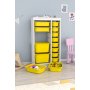 HANAH HOME Višenamenska polica Montana Xs 2D4N8U White Yellow v2 - slika 3