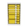 HANAH HOME Višenamenska polica Montana Xs 2D4N8U White Yellow v2 - slika 4