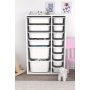 HANAH HOME Višenamenska polica Rine 2D4K8U White - slika 3
