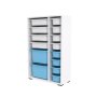 HANAH HOME Višenamenska polica Rine 2D4K8U White Blue - slika 4