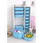 HANAH HOME Višenamenska polica Rine 2D4K8U White Blue v2 - slika 2