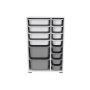HANAH HOME Višenamenska polica Rine 2D4K8U White Grey - slika 5