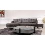 Atelier del Sofa Ugaona garnitura Milano Corner Anthracite - slika 2